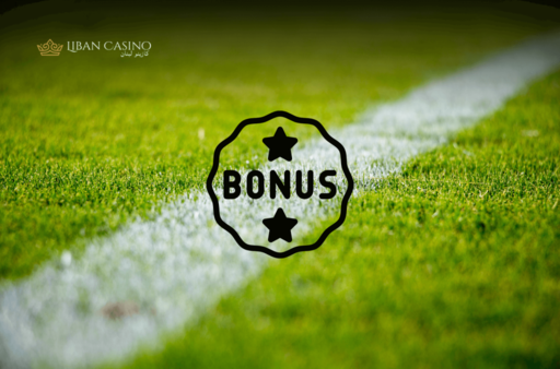 Bonus icon with a football field in the background.