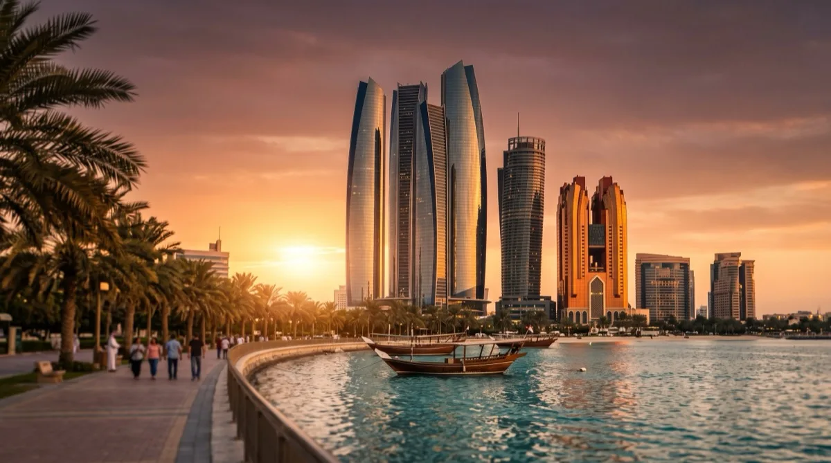 Abu Dhabi online casinos skyline