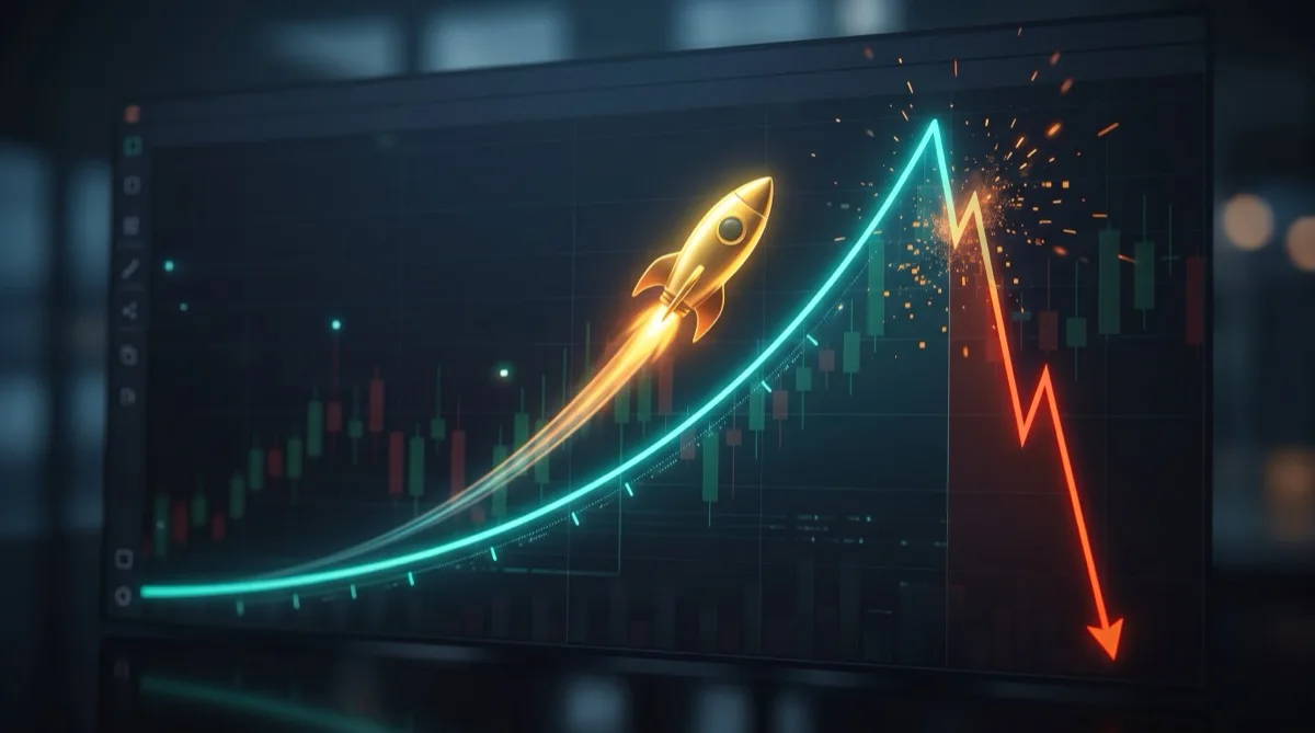 Crash gambling — rising and crashing multiplier