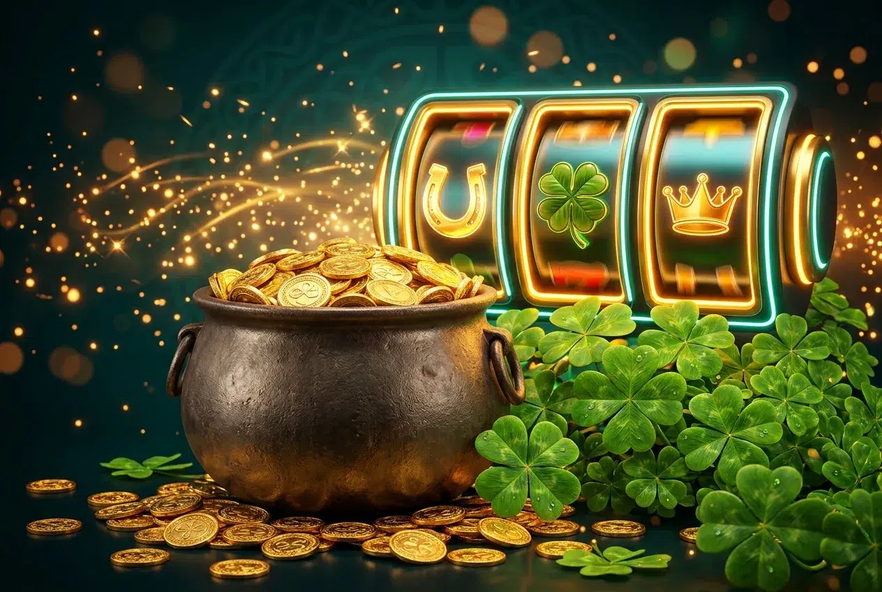Irish luck pot of gold slot game