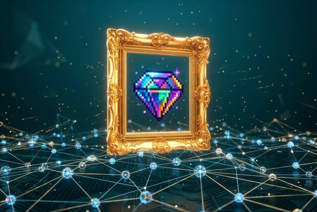 NFT digital collectible on the blockchain