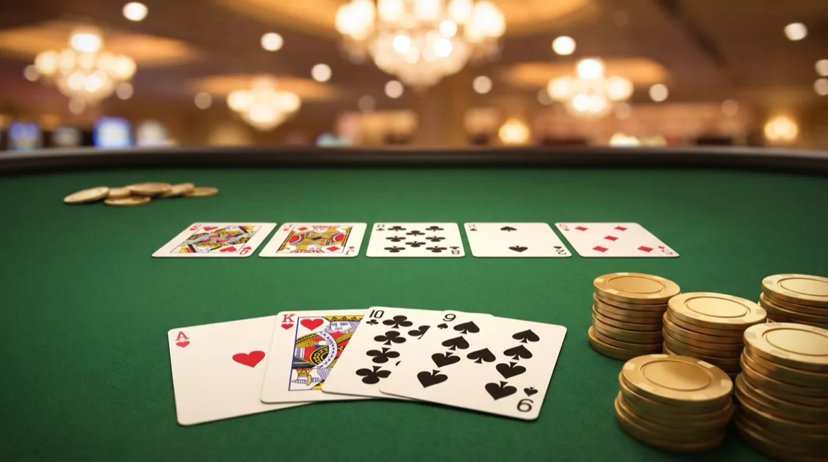 Omaha poker table