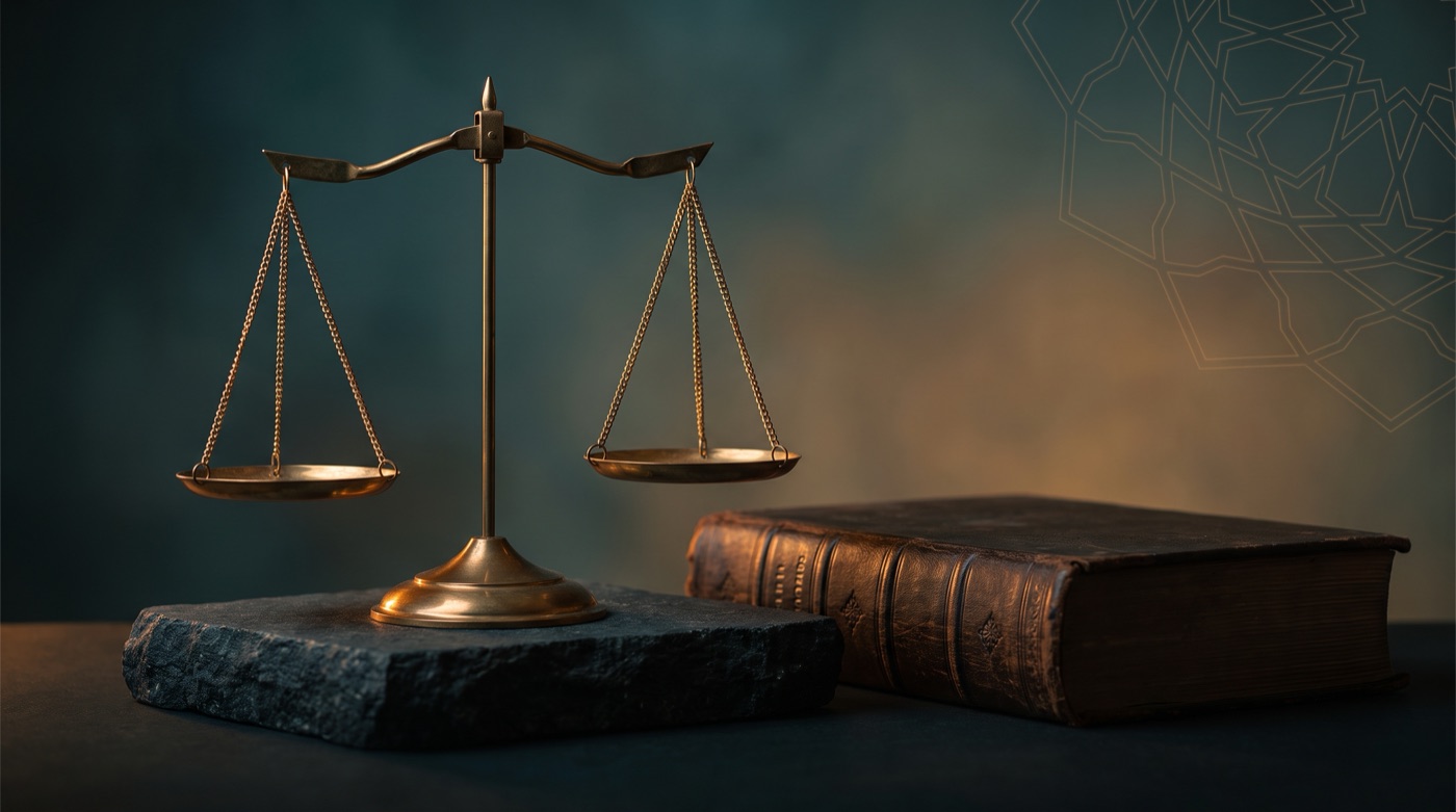 ميزان عدالة نحاسي بجانب كتاب قانون، في إشارة إلى اختلاف قوانين المقامرة بين الدول